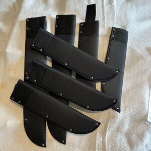 Machete/Knife Holster. 2 @ 19" and 5 @ 13".  New Never Used. (1146)